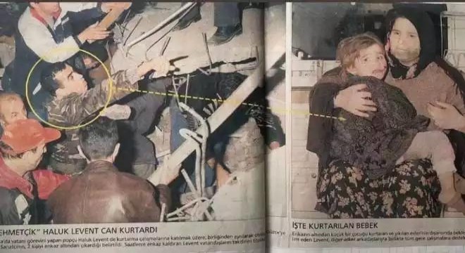 Haluk Levent'in kurtardığı çocuk Maraş'ta deprem gönüllüsü