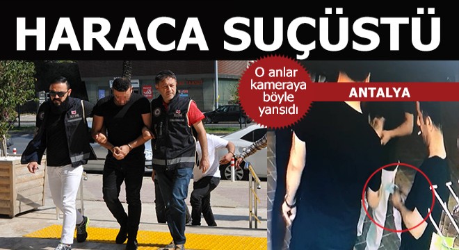 Haraç alırken suçüstü yakalandılar