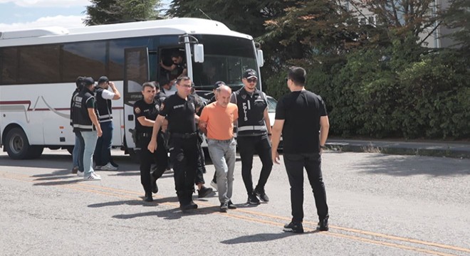 Haraç çetesine operasyon; 14 şüpheli adliyede
