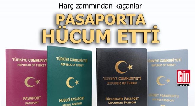 Harç zammından kaçanlar pasaporta hücum etti