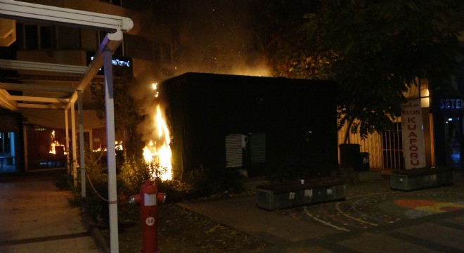 Hasan Subaşı Caddesi ndeki trafoda patlamalar