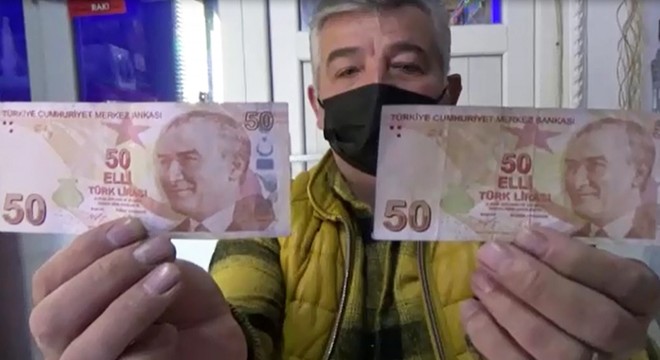 Hatalı basım 50 TL'yi şatışa çıkardı