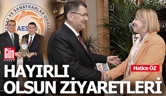 Hatice Öz, 'Turuncu' renkle ziyaretlere başladı