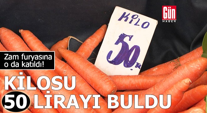 Havuçta 'buzhane' zammı; kilosu 50 lirayı buldu