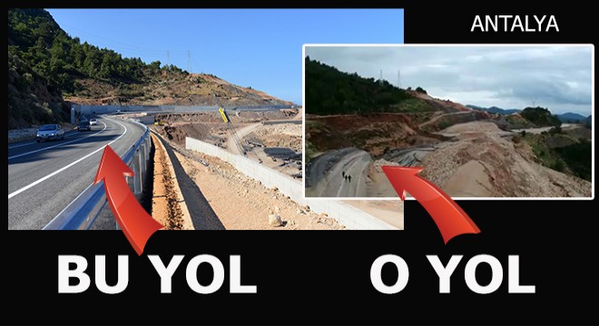 Heyelanda çöken yol ulaşıma açıldı