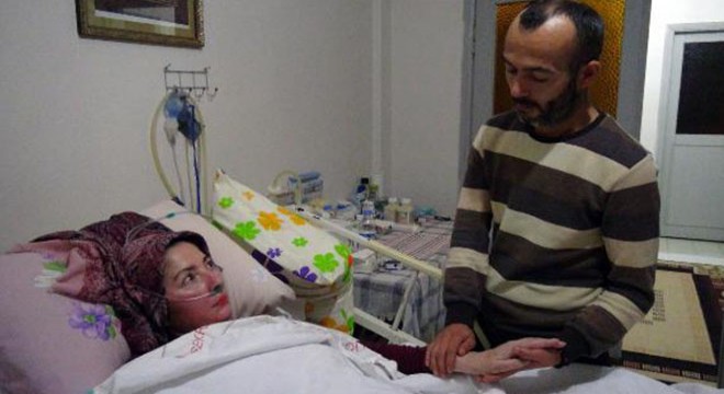 Hidrosefali hastası karısı için yardım bekliyor