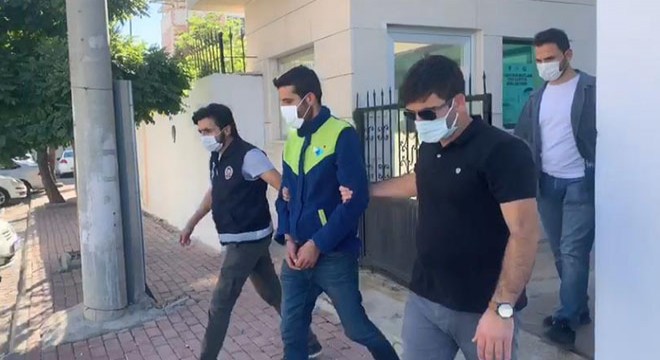 Hırsızlık için iş yerine girmeye çalışırken suçüstü yakalandı
