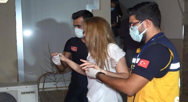 Hırsızlık şüphelisi ile karşılaşan kadın dövülüp, bıçaklandı