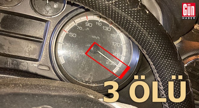 Hız göstergesi 230'a takılı kaldı