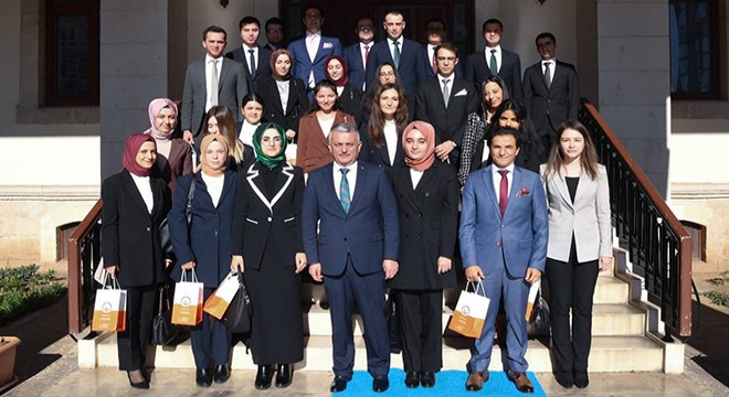 Hâkim ve Savcı adaylarından Vali Yazıcı ya ziyaret