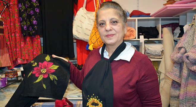Hobi olarak başladığı keçe sanatı, ekmek kapısı oldu