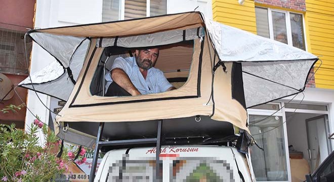 Hobi olarak ürettiği çadırları birçok ülkeye ihraç ediyor