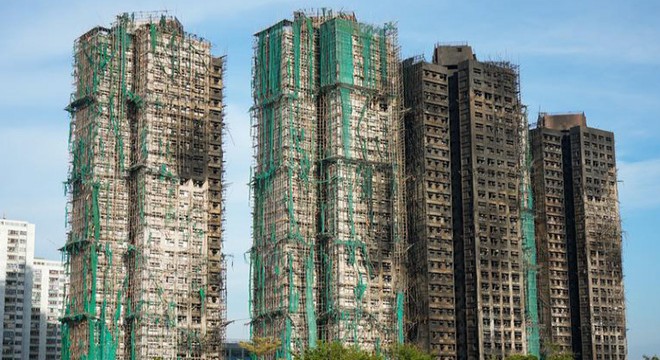 Hong Kong daki yangında ölenlerin sayısı 151’e yükseldi