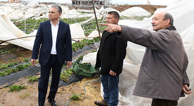 Hortum, Ermenek'te seraları vurdu