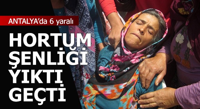 Hortum şenliği yıktı geçti; 6 yaralı