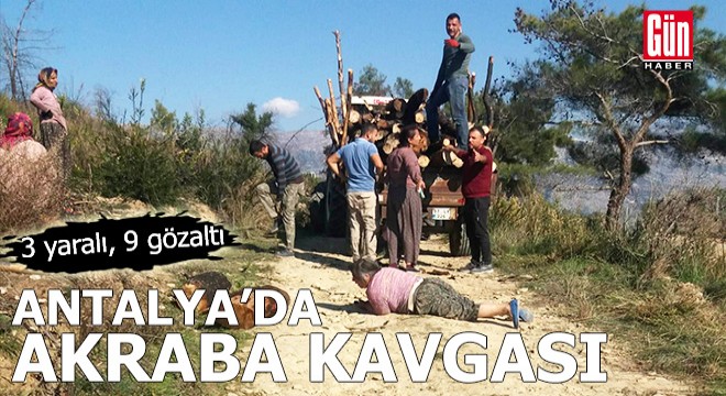 Husumetli akrabalar kavga etti: 3 yaralı, 9 gözaltı