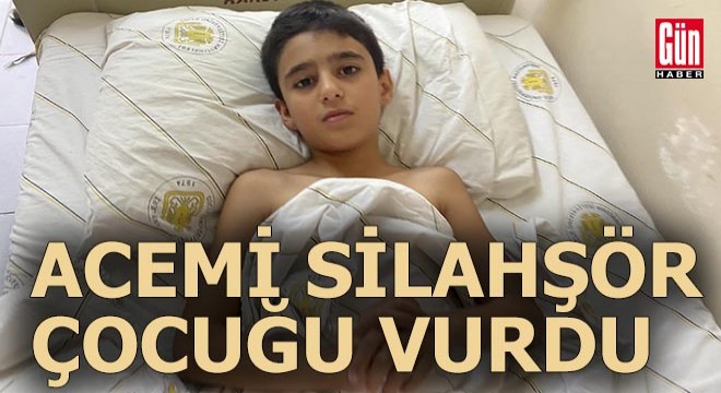 Husumetlisine ateş etti çocuğu vurdu