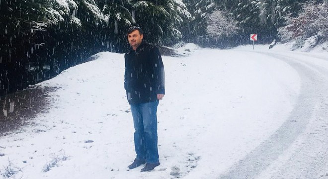 Huzurlu Yaylası, beyaza büründü