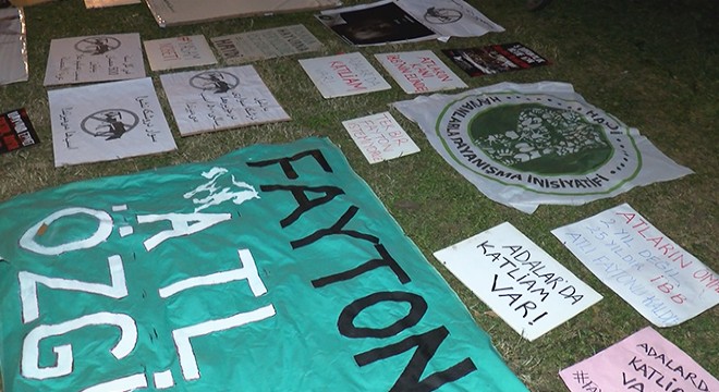 İBB önünde fayton protestosu; Çadırlarda sabahladılar