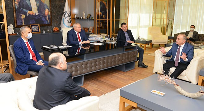 İYİ Parti heyeti ATSO'yu ziyaret etti