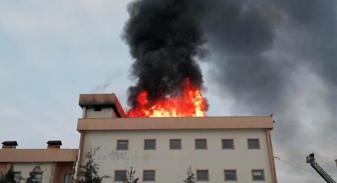 İdil Devlet Hastanesi'nde yangın