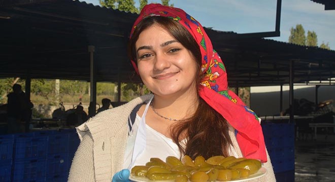 Iğdır'da kadınlar 'patlıcan reçeli' yapmaya başladı