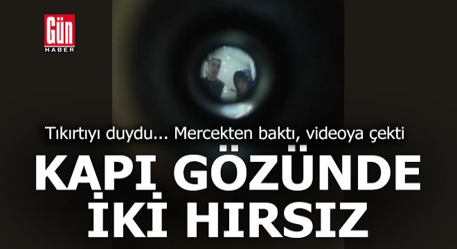 İki hırsız kapı gözüne yakalandı