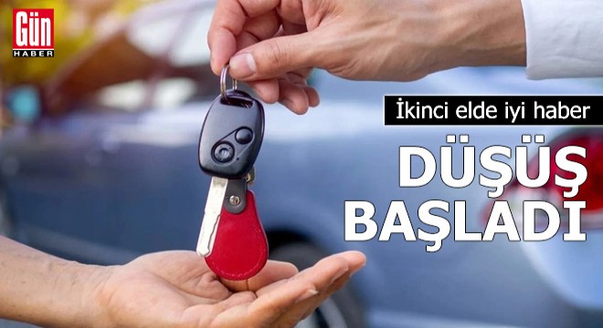 İkinci elde iyi haber: Düşüş başladı