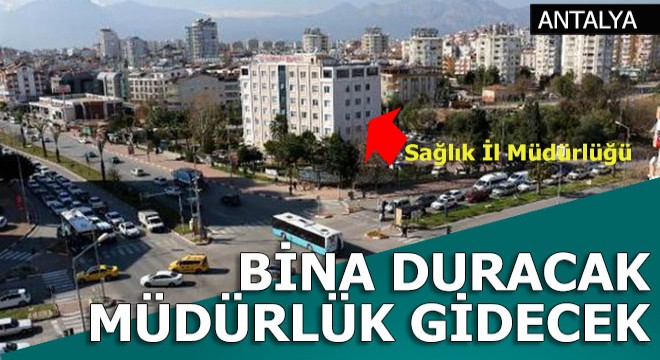 İl Sağlık Müdürlüğü taşınıyor