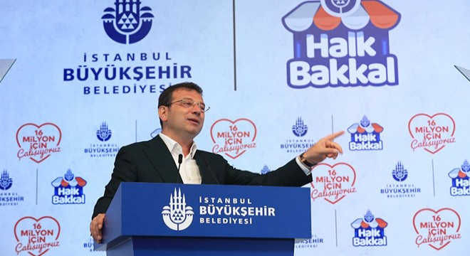 İmamoğlu 'Halk Bakkal' projesini tanıttı