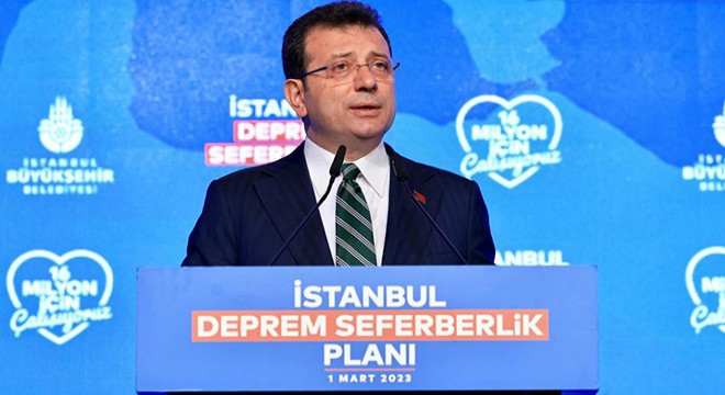 İmamoğlu, İstanbul Deprem Seferberlik Planı'nı açıkladı
