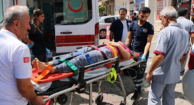İncir ağacından düşen kadın yaralandı