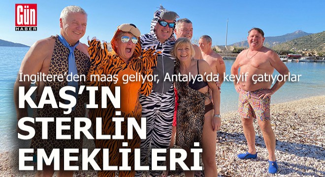 İngiltere'nin Kaş'ta yaşayan emeklilerinde keyif gıcır