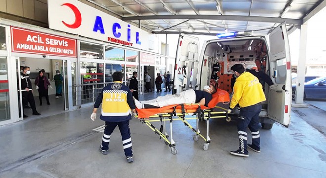 İnşaatta asansör boşluğuna düşen işçi yaralandı