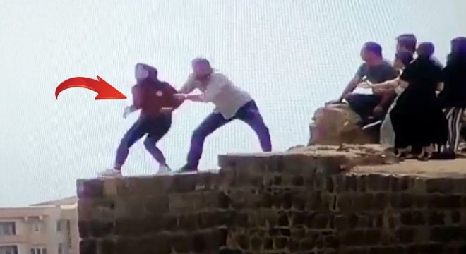 İntihara kalkışan genç kızı polis son anda kurtardı
