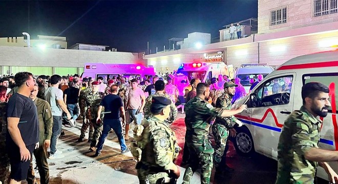 Irak ta düğünde yangın: 100 ölü 500 yaralı