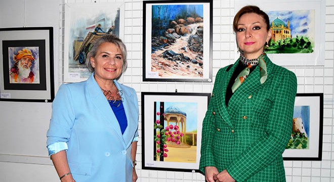 İranlı ressamların eserleri Antalya'da
