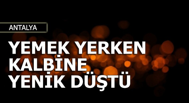 İrlandalı turist, yemek yerken kalbine yenik düştü
