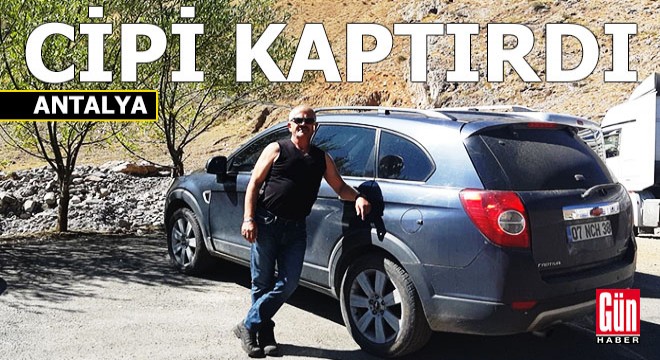 İş kurmak isterken, halen borcunu ödediği cipinden oldu