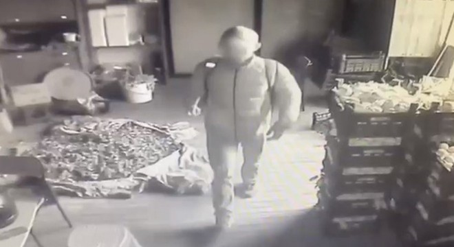 İş yerinden hırsızlık kamerada