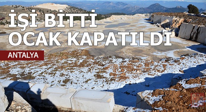 İşi bitti ocak kapatıldı...