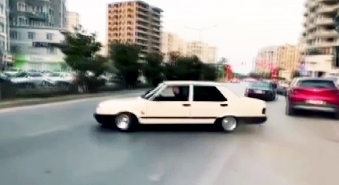 İşlek caddede drifte 9 bin lira ceza