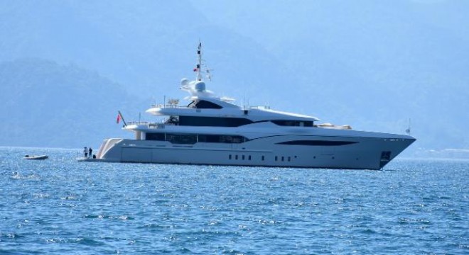 İsmi gizli tutulan Suudi Arabistanlı iş adamının yatı Marmaris'te