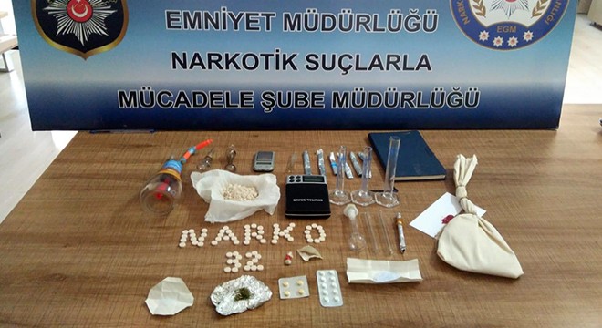 Isparta'da uyuşturucu operasyonu
