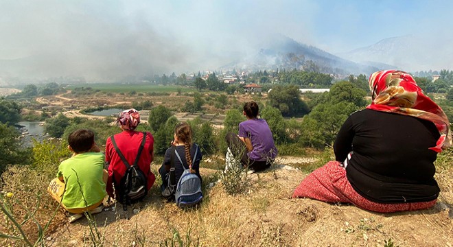 Isparta Sütçüler deki orman yangını 2 nci gününde