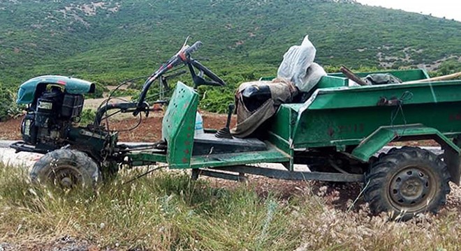 Isparta da tarım aracı devrildi: 1 ölü, 2 yaralı