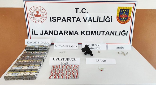 Isparta da uyuşturucu operasyonlarına 3 tutuklama