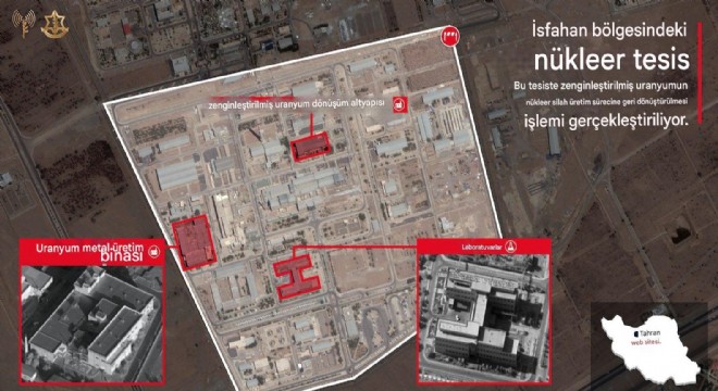 İsrail, İsfahan daki nükleer tesise saldırdı
