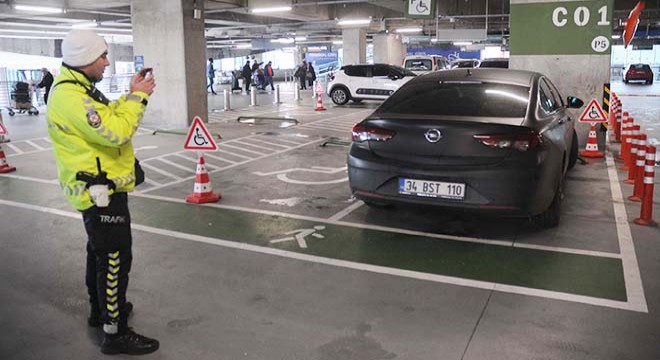 İstanbul Havalimanı'nda 'Engelli park yeri ihlali'ne ceza yağdı