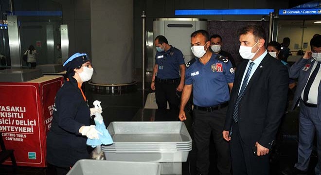 İstanbul Havalimanı'nda koronavirüs denetimi